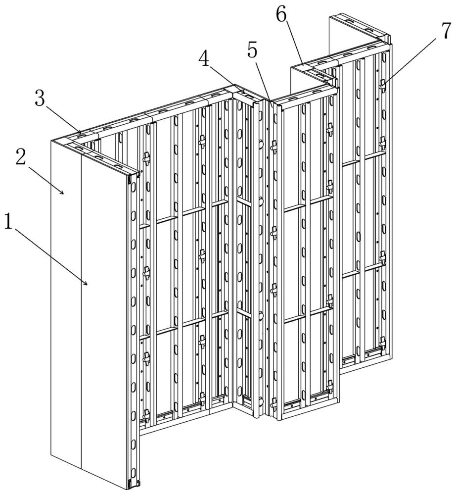 模架一体化建筑模板的制作方法