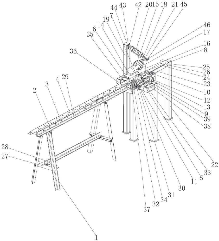 一种自动化建筑钢结构型钢切割装置的制作方法