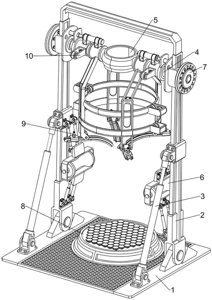 一种潜水钟吊放止荡装置的制作方法