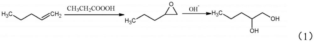 一种经氧化反应制备1,2-戊二醇的方法与流程