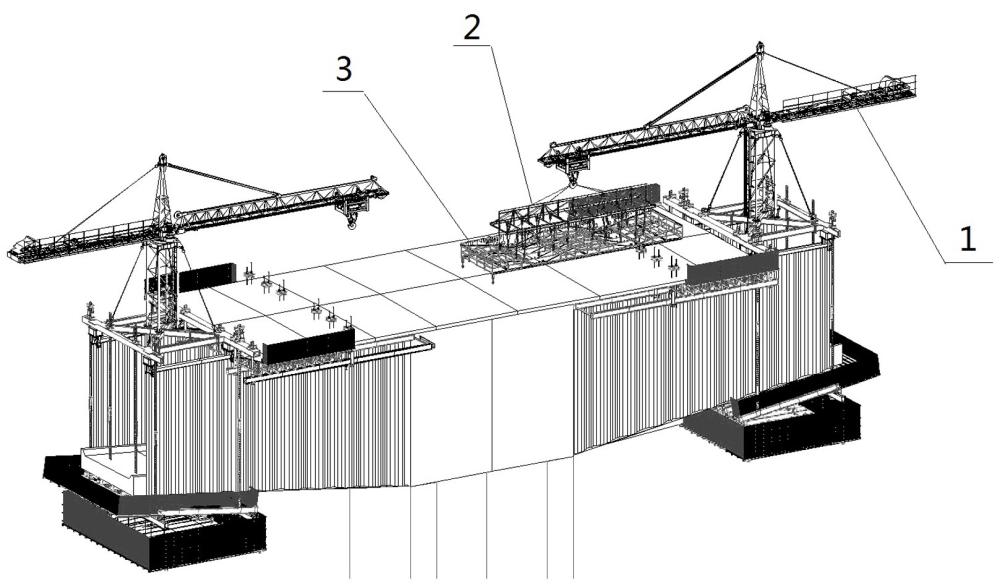 一种波形钢腹板组合梁桥顶板快速装配式施工方法与流程
