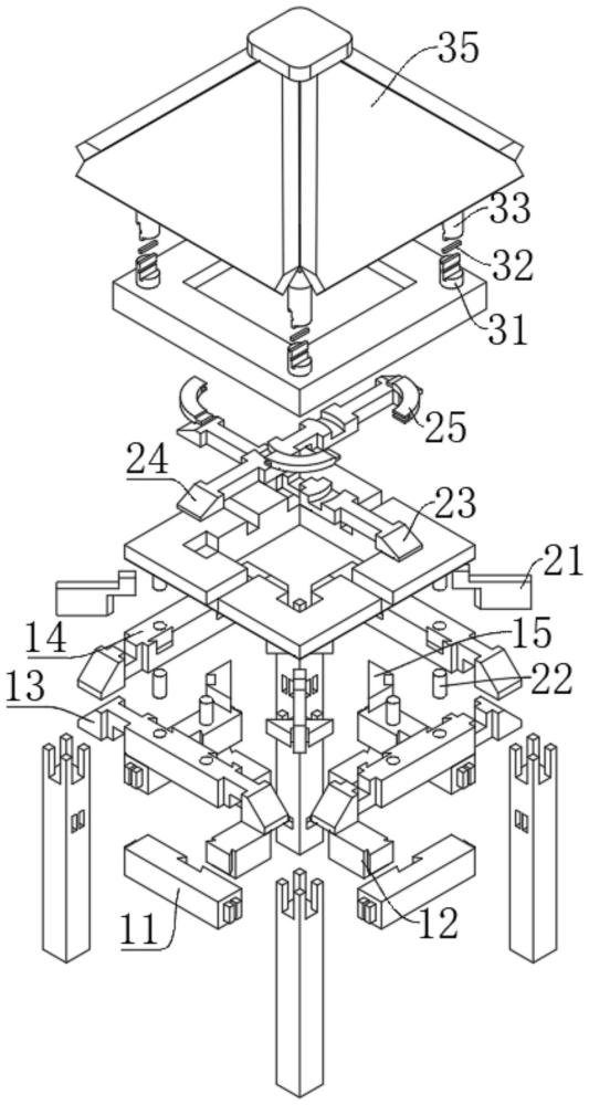 一种仿古建筑用榫卯支撑结构的制作方法