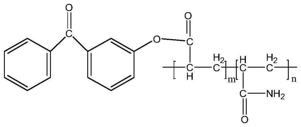 一种水溶性高分子改性二苯甲酮光引发剂及其制备方法