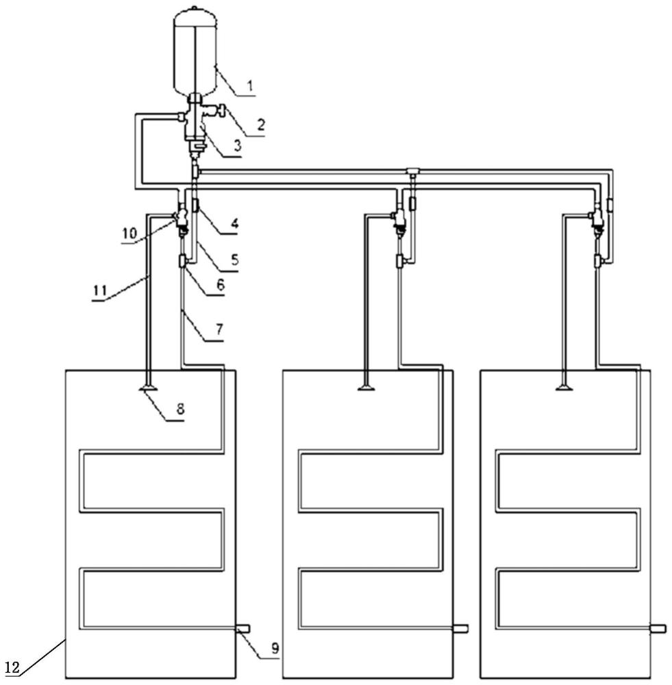 一种数据机房机柜用悬挂式探火管灭火装置的制作方法