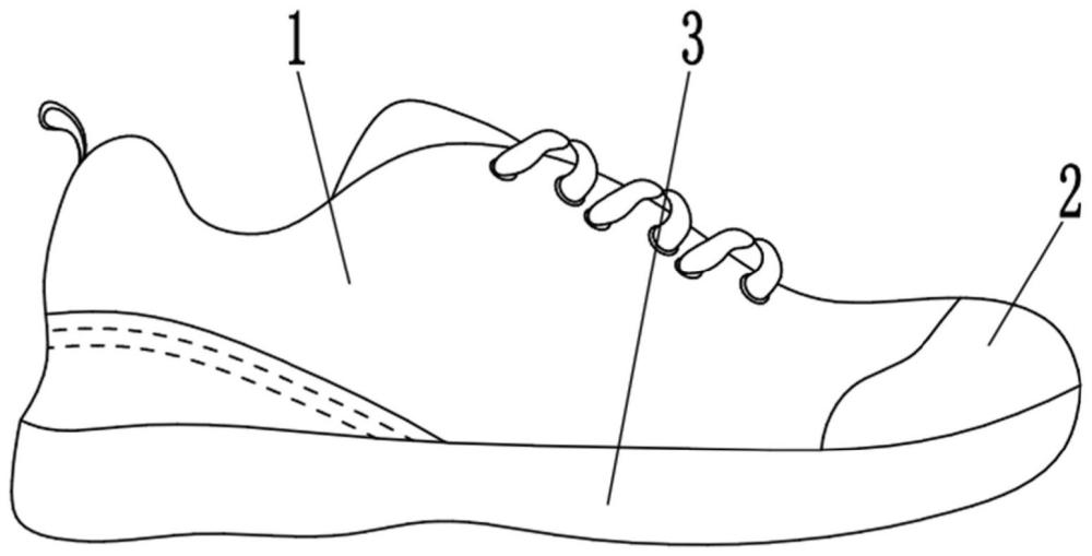 一种降阻减震运动鞋