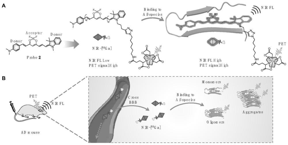 一种多模态分子影像探针NIR-[68Ga]及其制备方法与应用