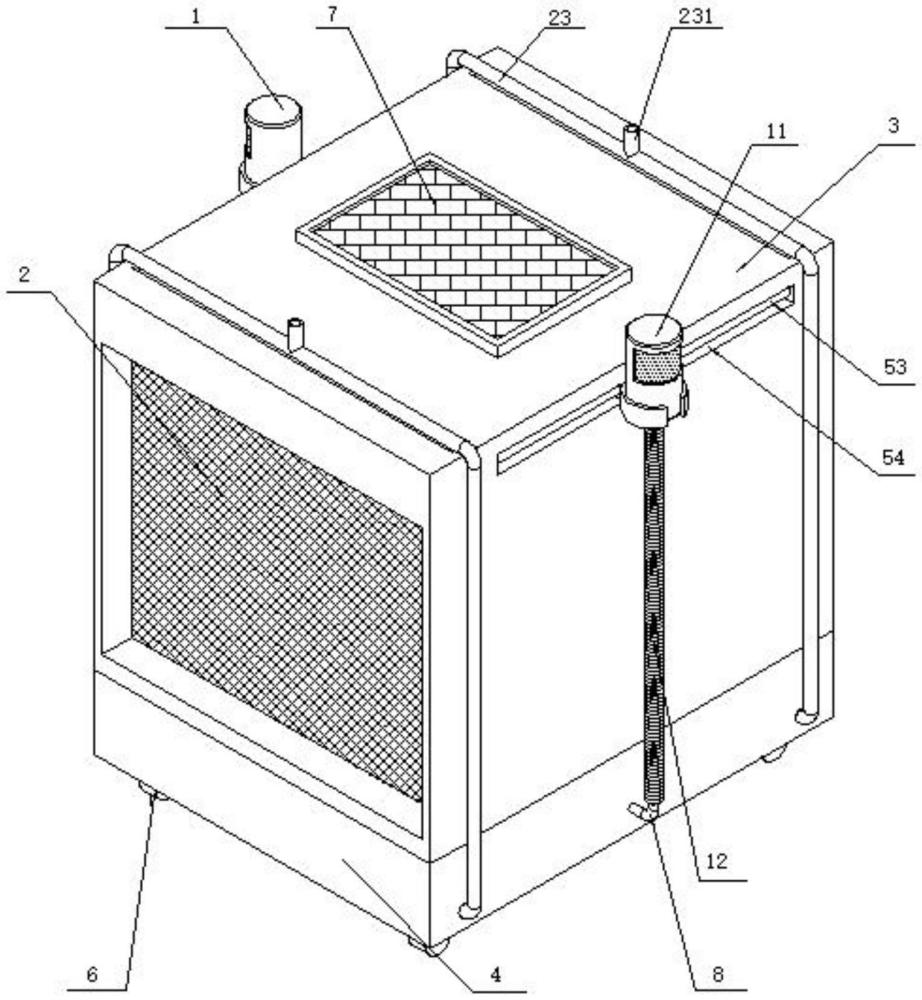 一种建筑施工单位用降温降尘装置的制作方法