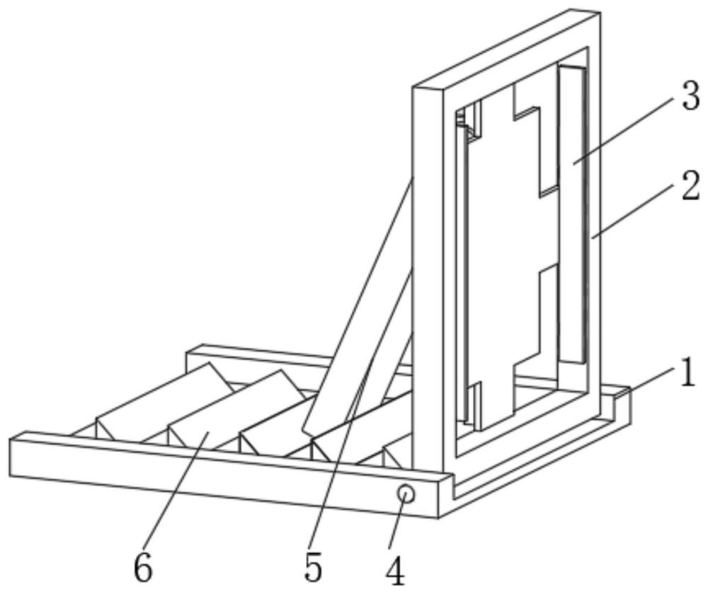 一种玻璃棉板安装限位支架结构的制作方法