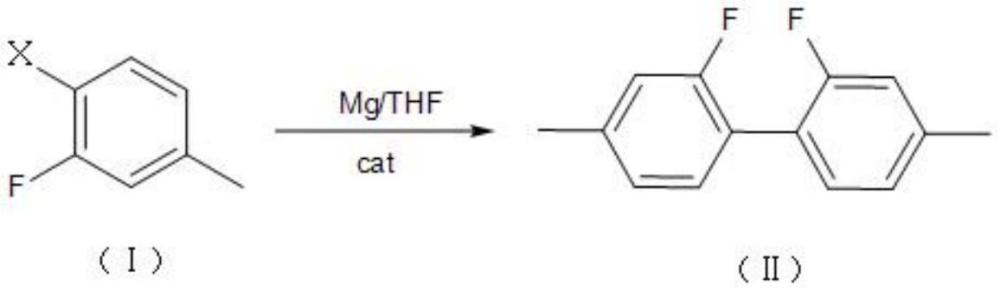 一种2，2-二氟-4，4-二甲基-1,1-联苯的合成方法与流程