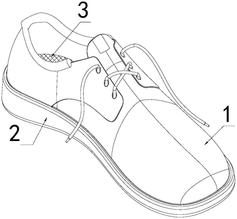 一种防臭的男士皮鞋的制作方法