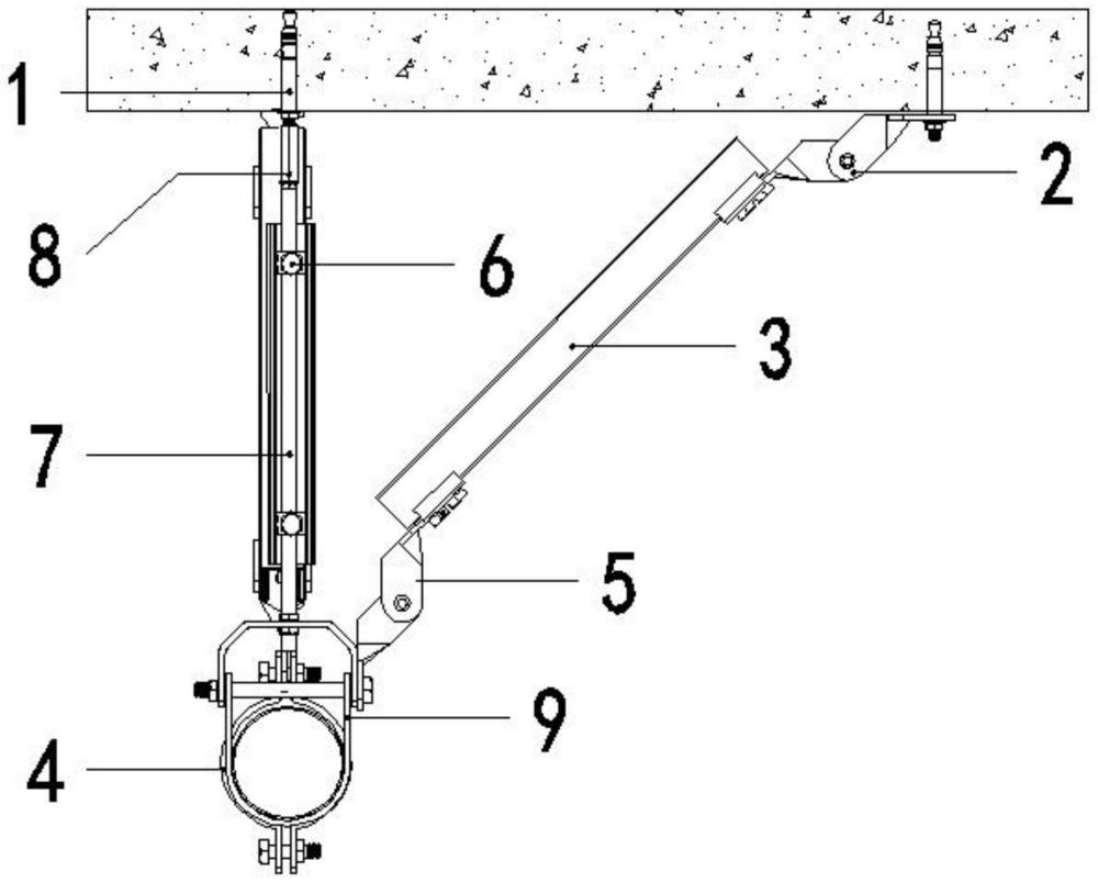 一种给排水管道用的抗震支吊架的制作方法