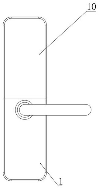 一种门锁的自动滑盖防夹手结构的制作方法