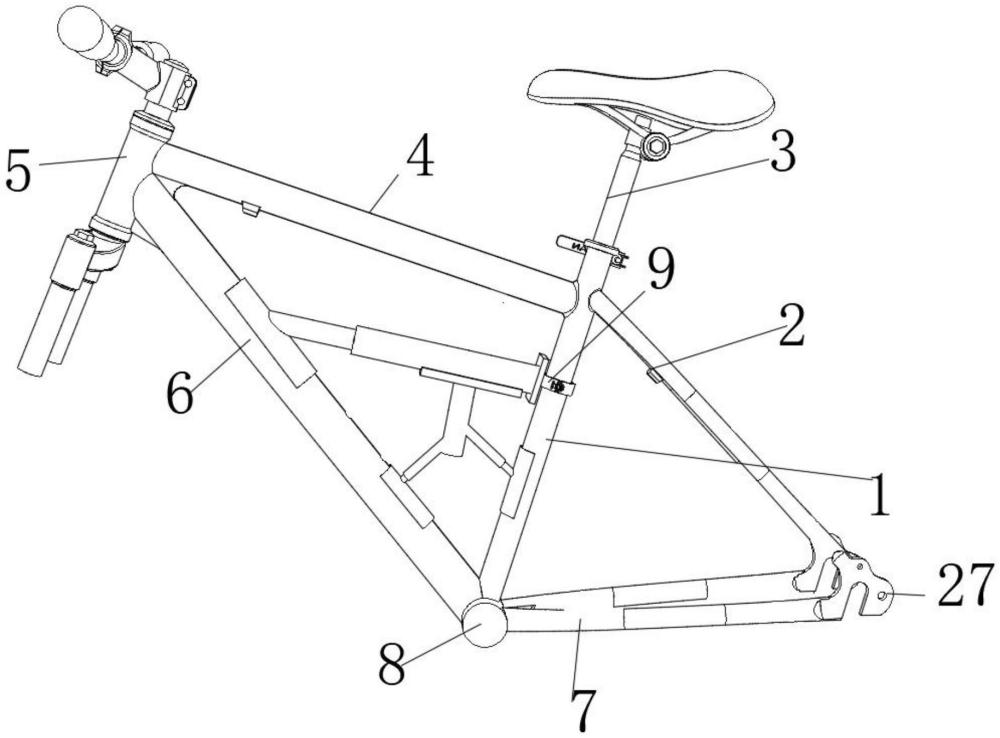 一种高稳固性的自行车车架的制作方法