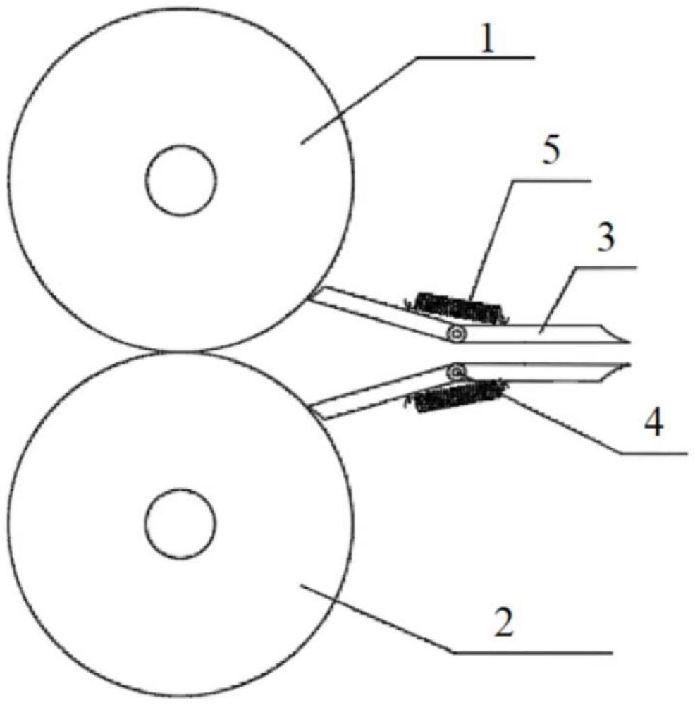 三岔区防卡钢出口喇叭口的制作方法