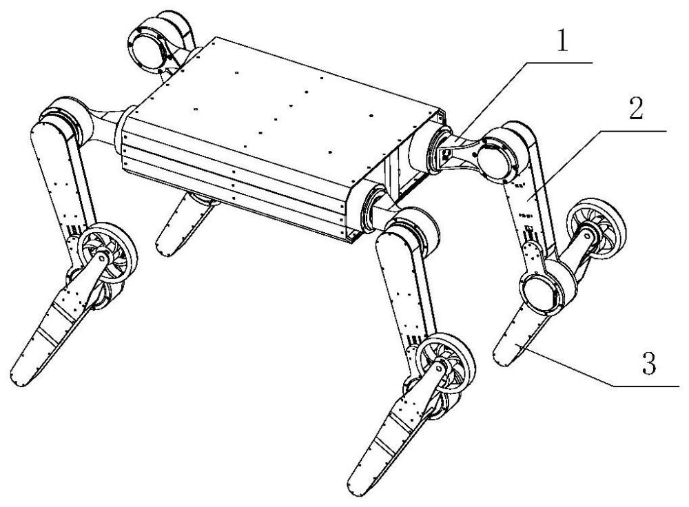 轮足机械腿及四足机器人