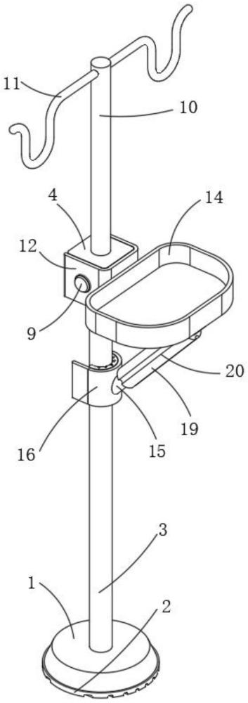 一种带治疗盘的输液架
