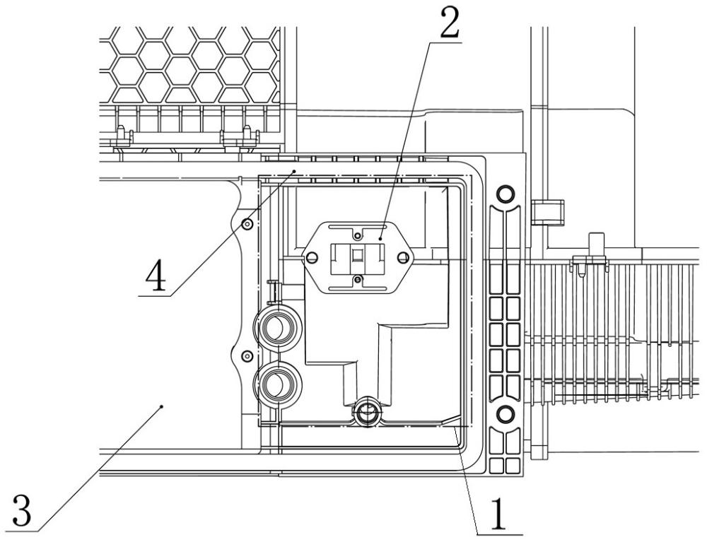 一种汽车空调箱调速模块安装结构的制作方法
