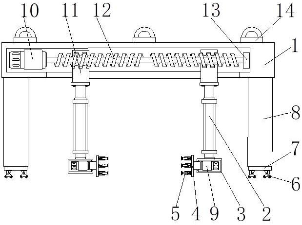 一种装载机差壳加工用反转吊具的制作方法