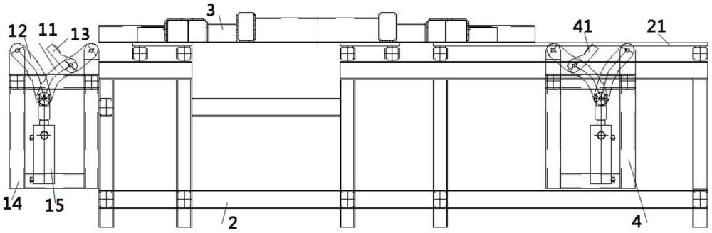 自卸车底侧板复合型焊接工装的制作方法
