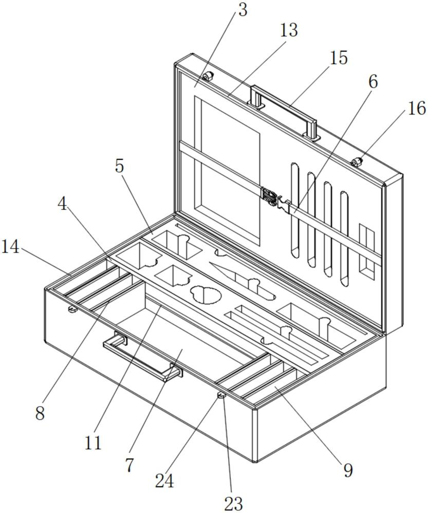 一种测绘工具收纳箱的制作方法