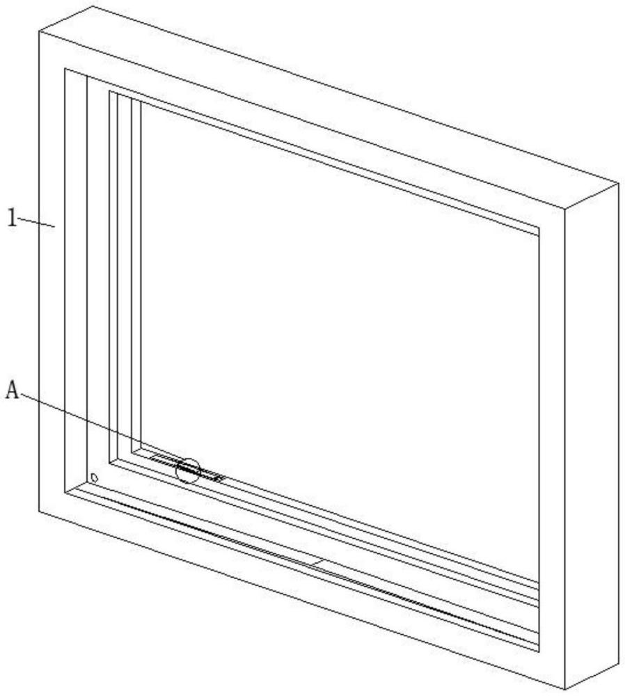 推拉门窗框清理组件的制作方法