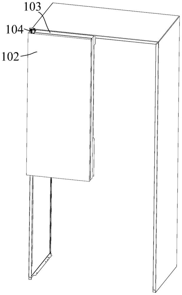 用于冰箱的开关门装置、冰箱的制作方法