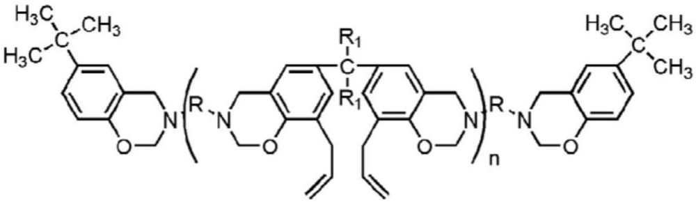 一种苯并噁嗪-苯并环丁烯共聚物树脂及其制备方法与流程