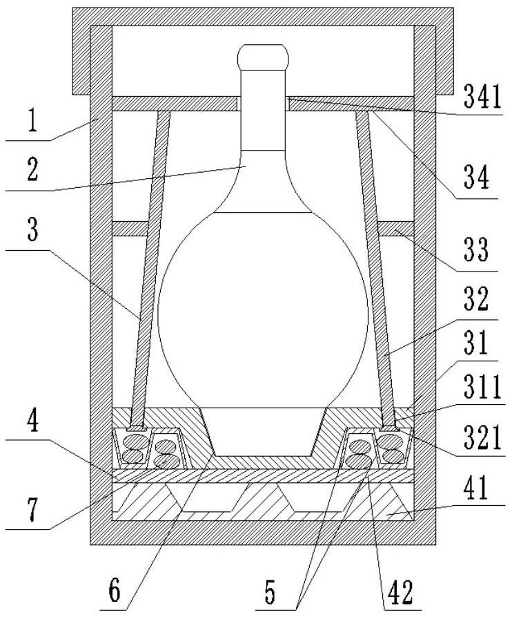一种用于酒盒包装的内衬结构的制作方法