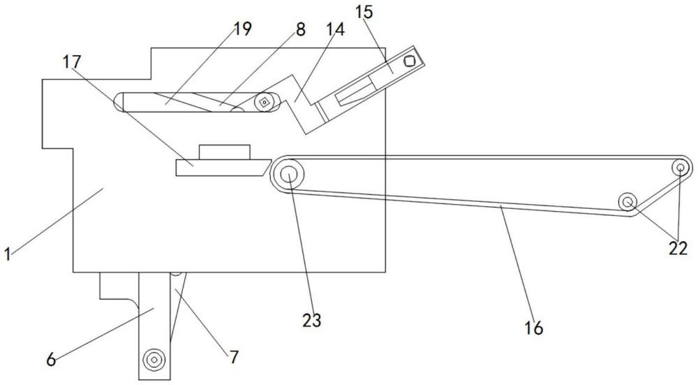 连杆机构推料装置的制作方法