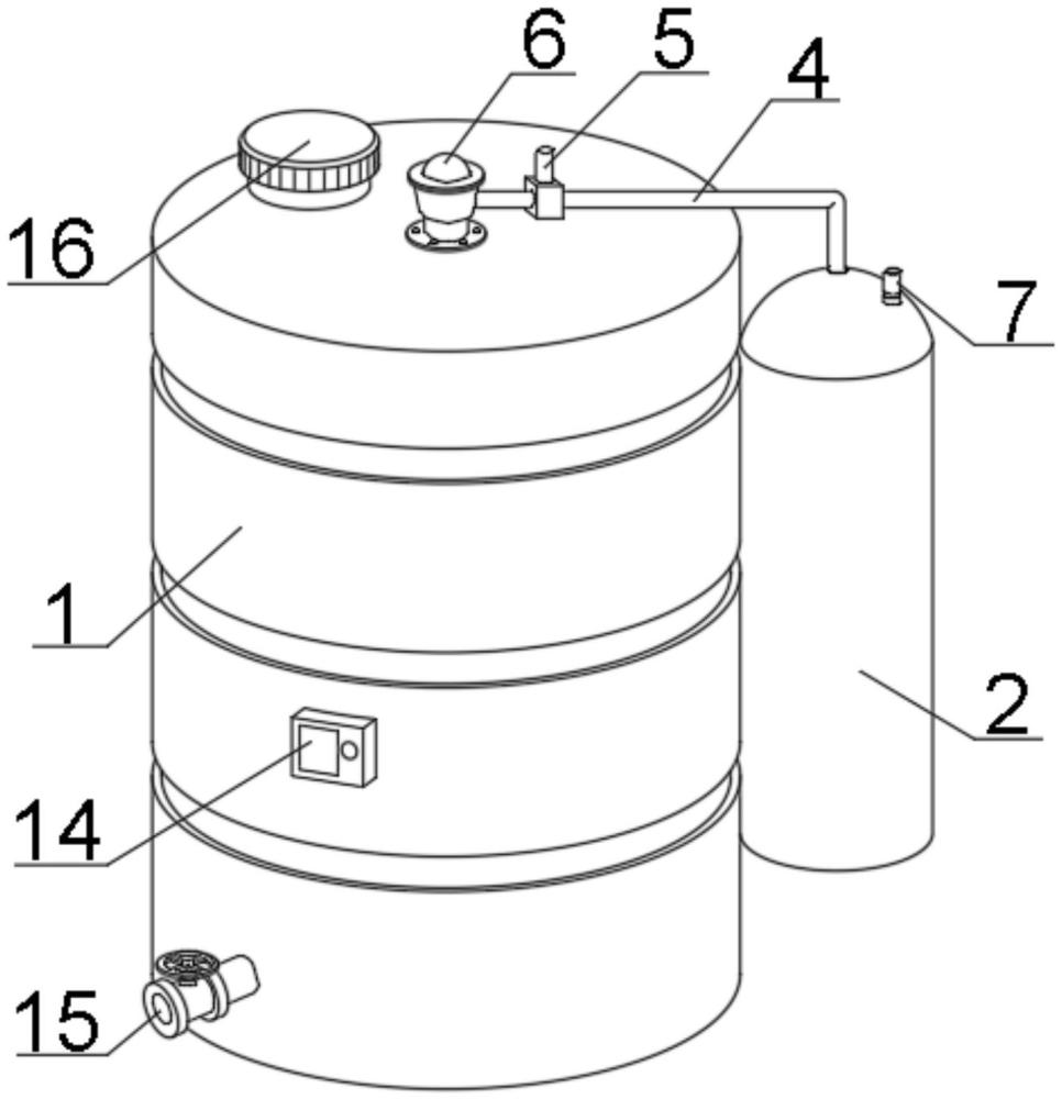 一种乙二醇存储用防冻桶的制作方法