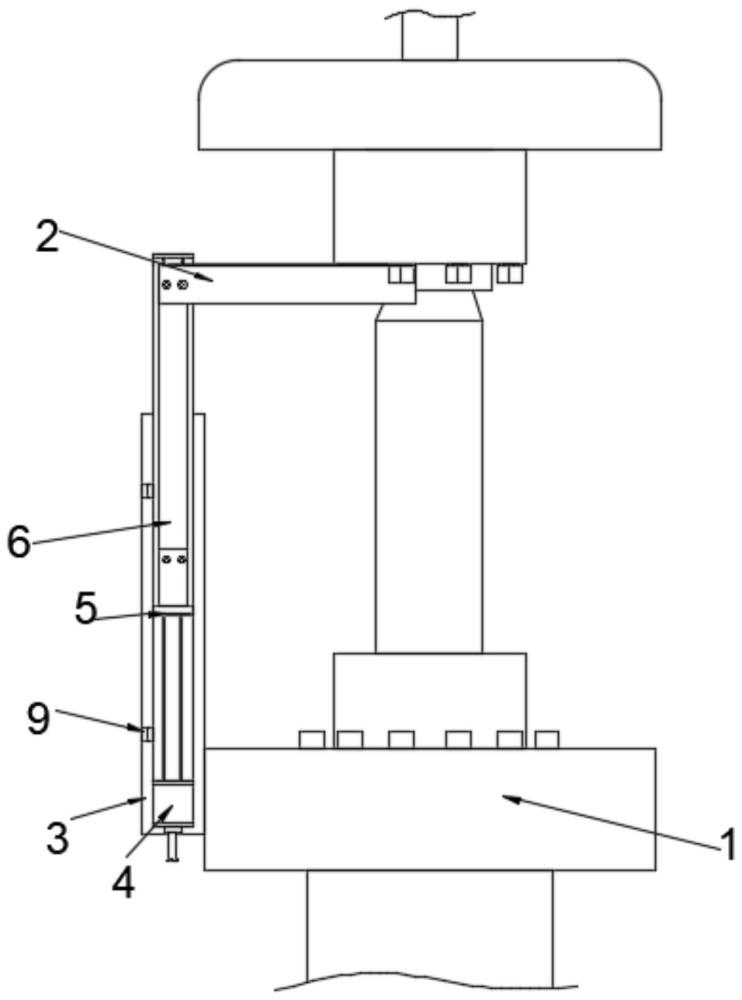 一种外挂式磨机液压缸位置检测机构的制作方法