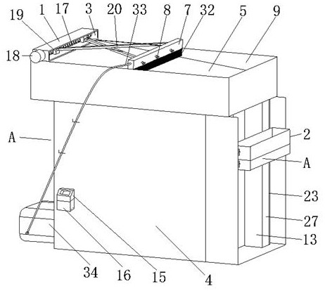 一种屋面顶盖垃圾清理装置及其使用方法与流程