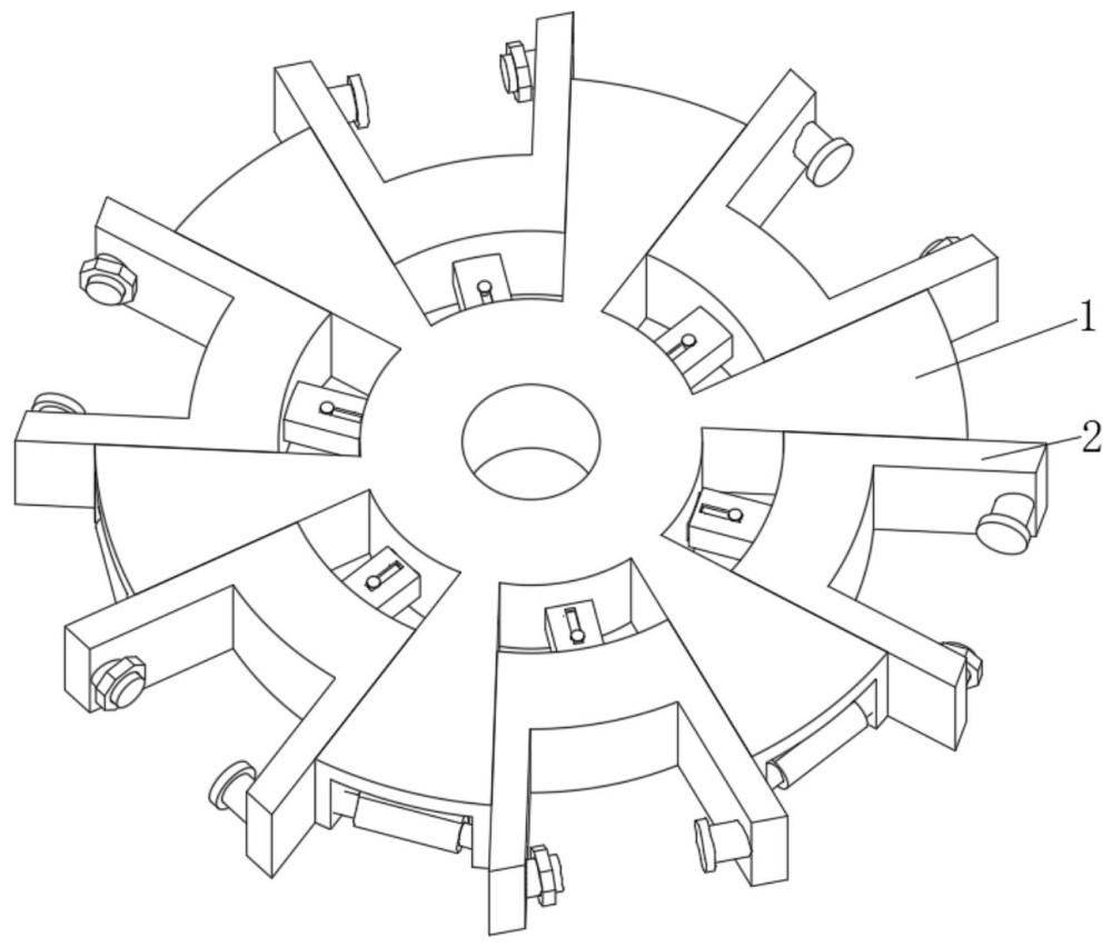 一种主动移动轮与主动花盘的装配结构的制作方法