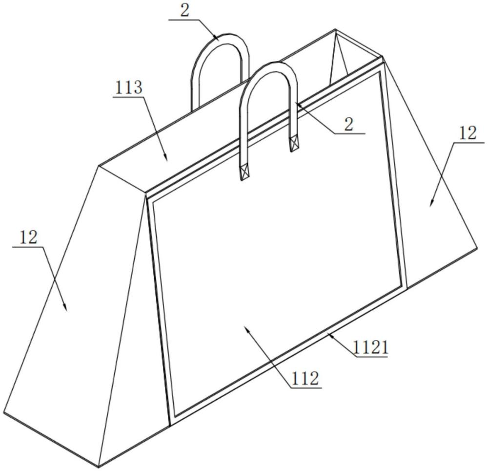 新型塑料手提袋结构的制作方法