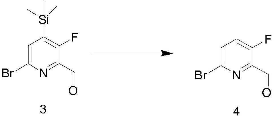 一种制备6-溴-3-氟-2-吡啶甲醛的方法与流程