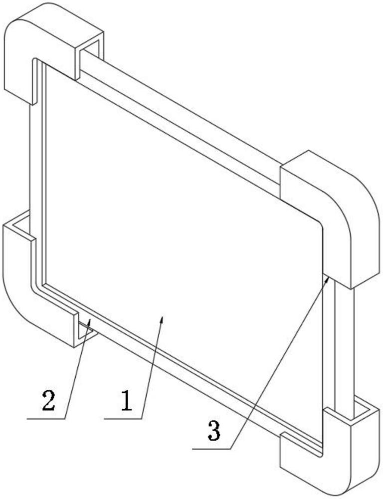 一种具有防护边角的显示屏铝挤形框的制作方法