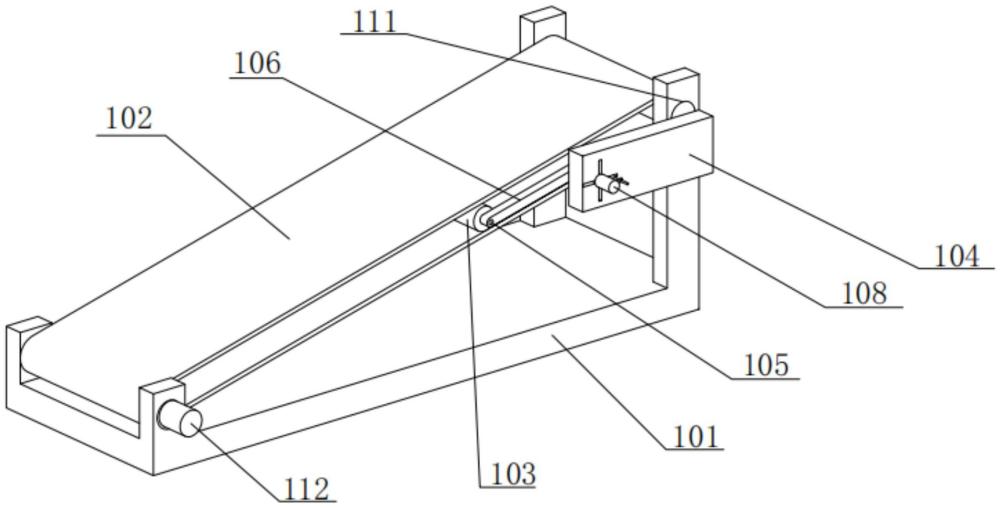 一种废旧金属回收加工用送料机的制作方法