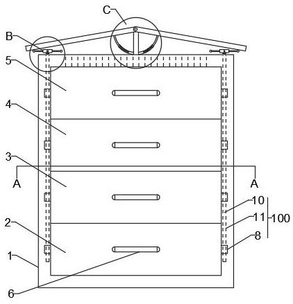 一种抽屉式低压柜散热结构的制作方法