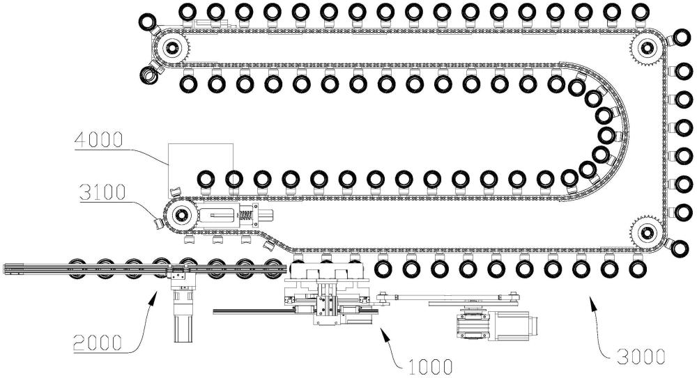 一种弹簧压缩输送组件和袋装弹簧机及弹簧输送方法与流程