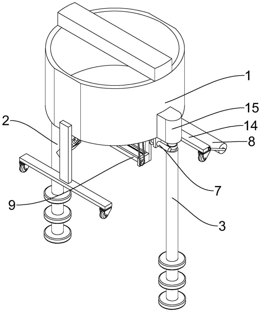 一种混塔吊装的筒段涂胶装置的制作方法