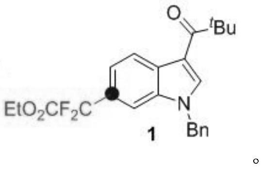一种氟烷基取代吲哚衍生物及其合成方法与应用