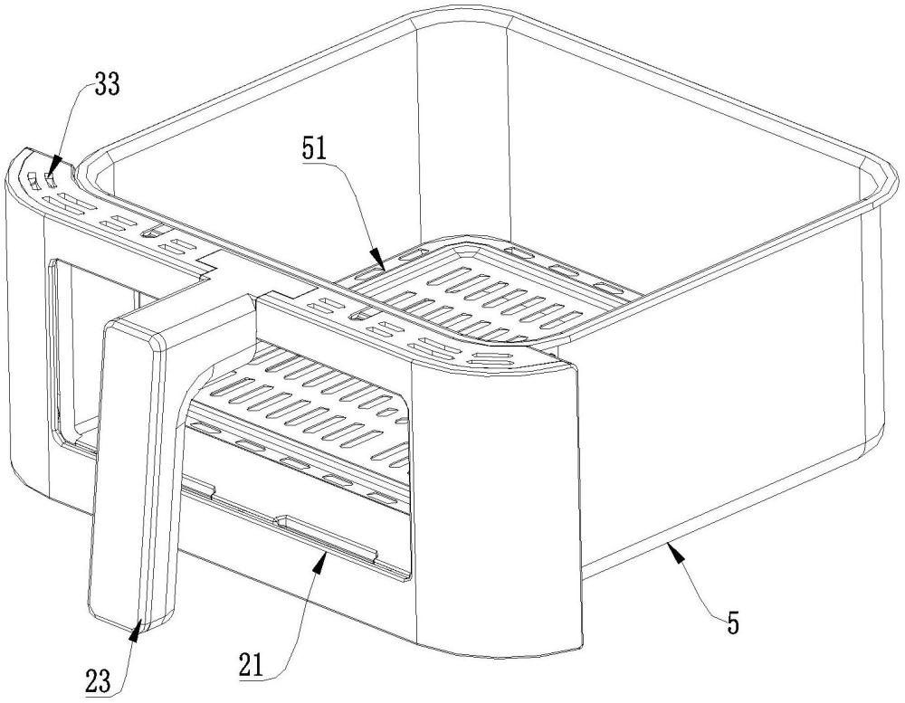 一种空气炸锅用的炸篮结构的制作方法