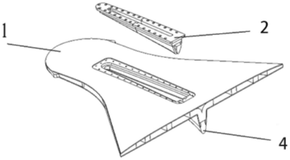 一种飞行器对称式翼面和立柱前缘的连接结构及方法与流程