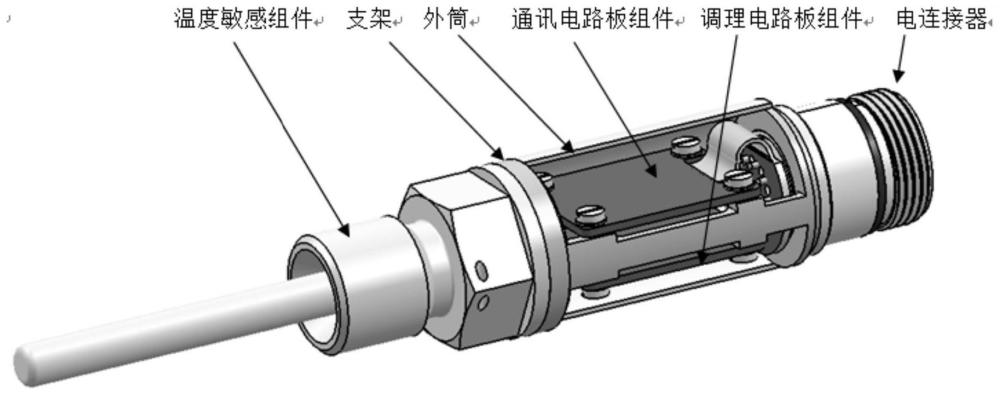 一种具有信号调理补偿功能的小型高精度温度传感器的制作方法