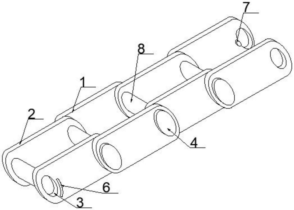 链条限制弯曲附件的制作方法