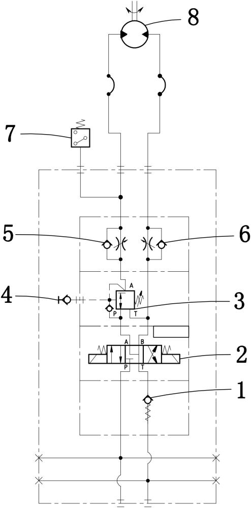 一种马达带动T型丝杠自锁的液压装置的制作方法