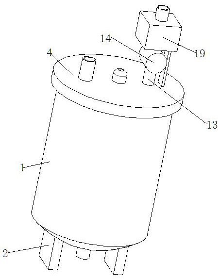 一种调色机涂料生产用搅拌反应釜的制作方法