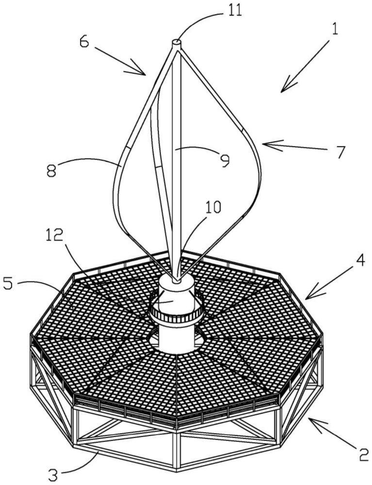 用于将风能转化为电力的浮动式海上平台的制作方法