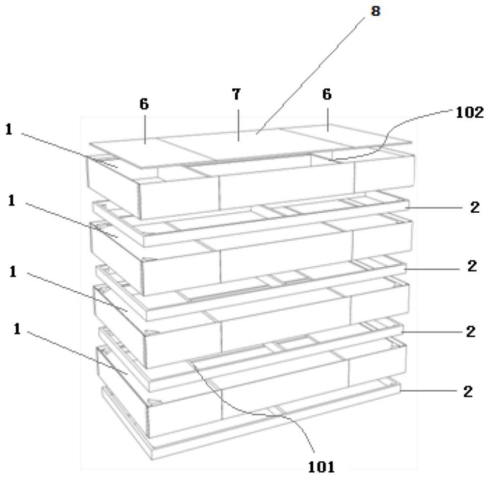 一种模块化可拆卸式结构衣帽间岛台的制作方法