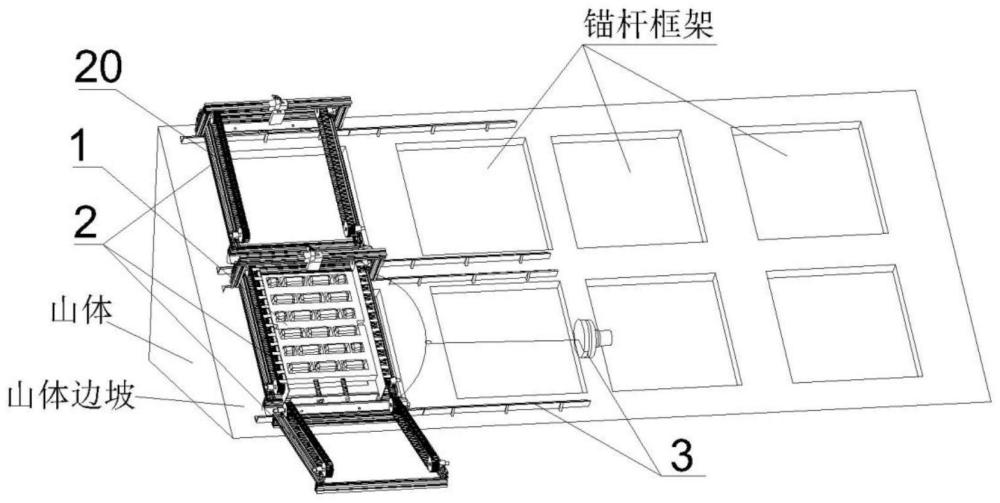 一种植生袋自动输送与铺设一体设备及其铺设方法